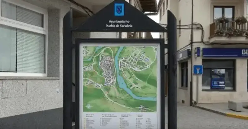 Il mappa da Puebla de Sanabria