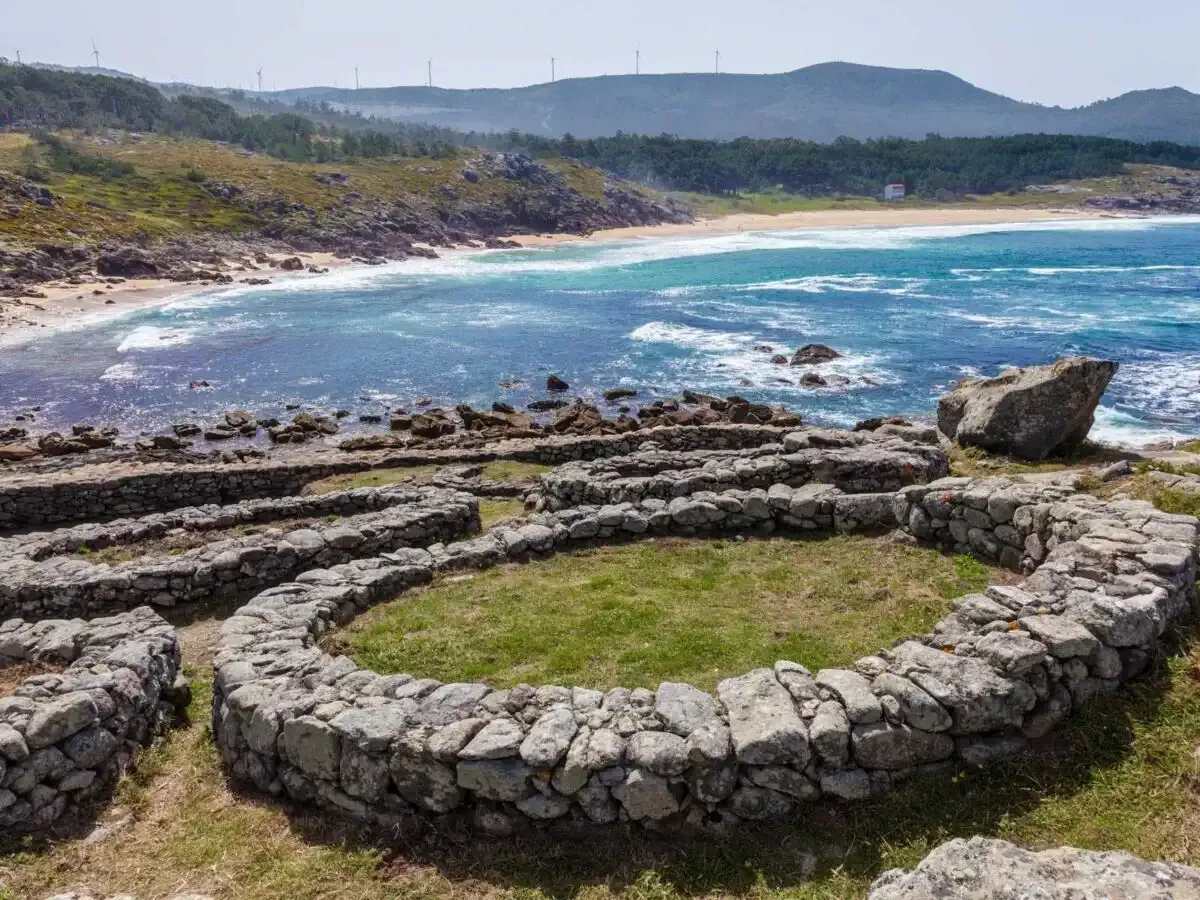 Playa de Baroña en Galicia