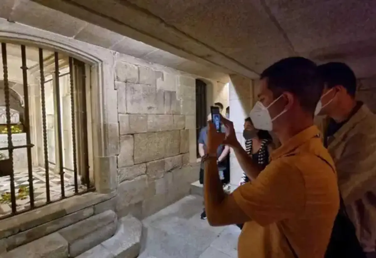 Interior del sepulcro Apóstol Santiago