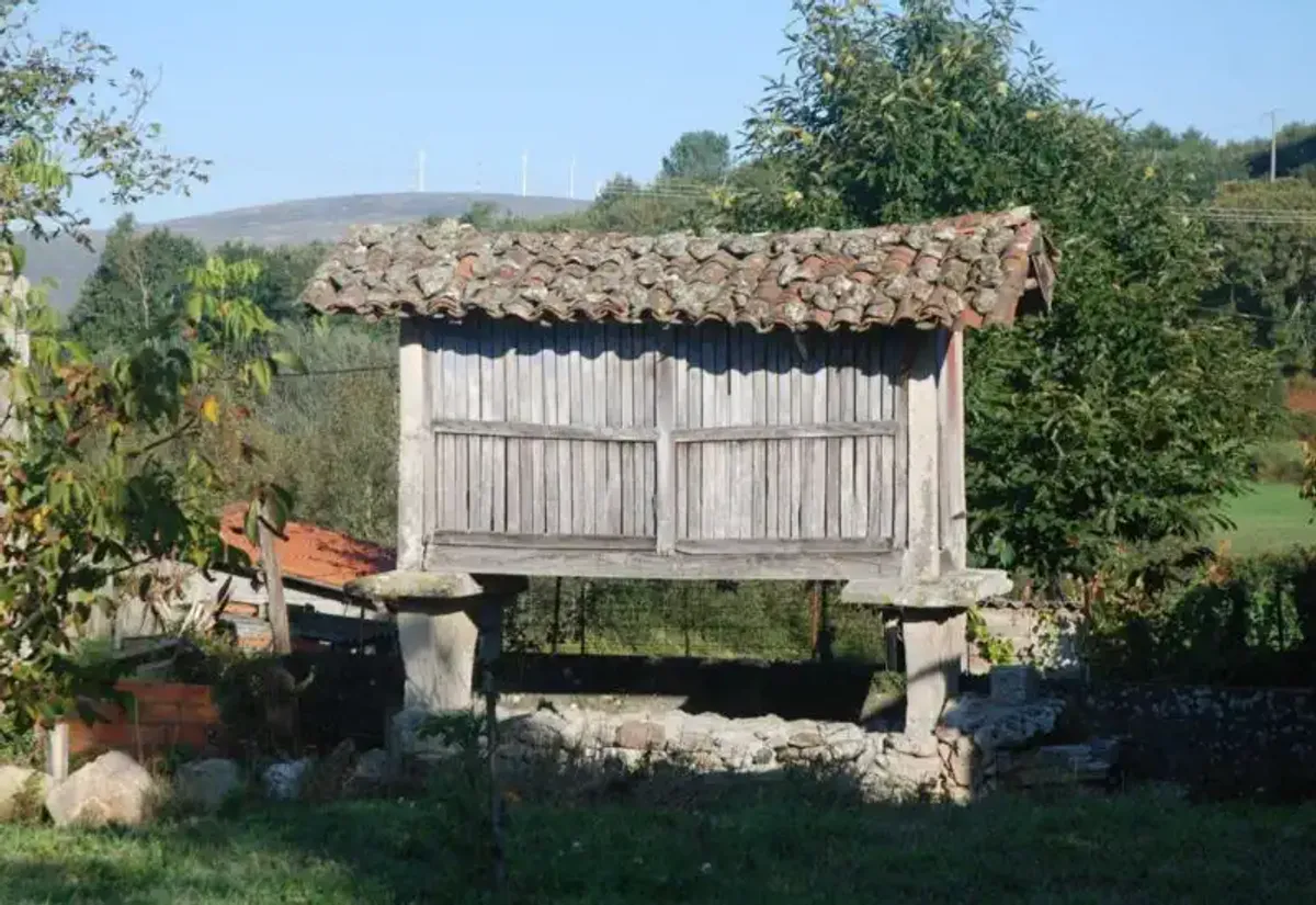 Un hórreo pequeño en Lugo