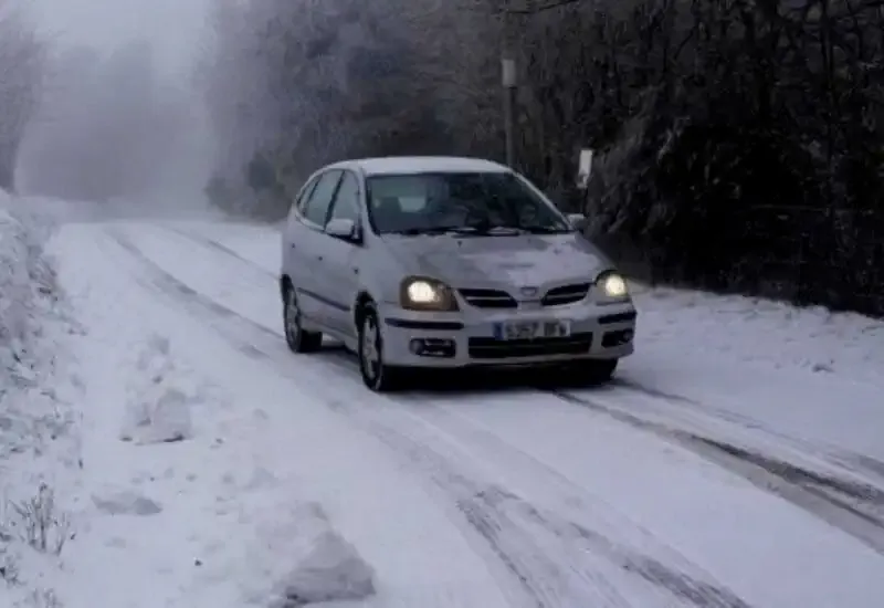 La nevicata in Navarra