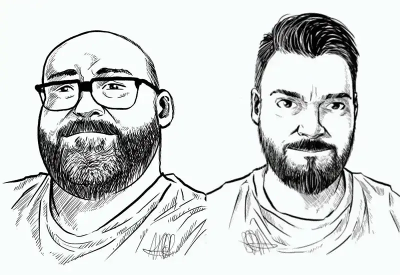 Paco Hernández e José Ángel Ares