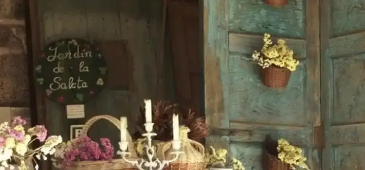 Decoración del Jardín del Pazo A Saleta