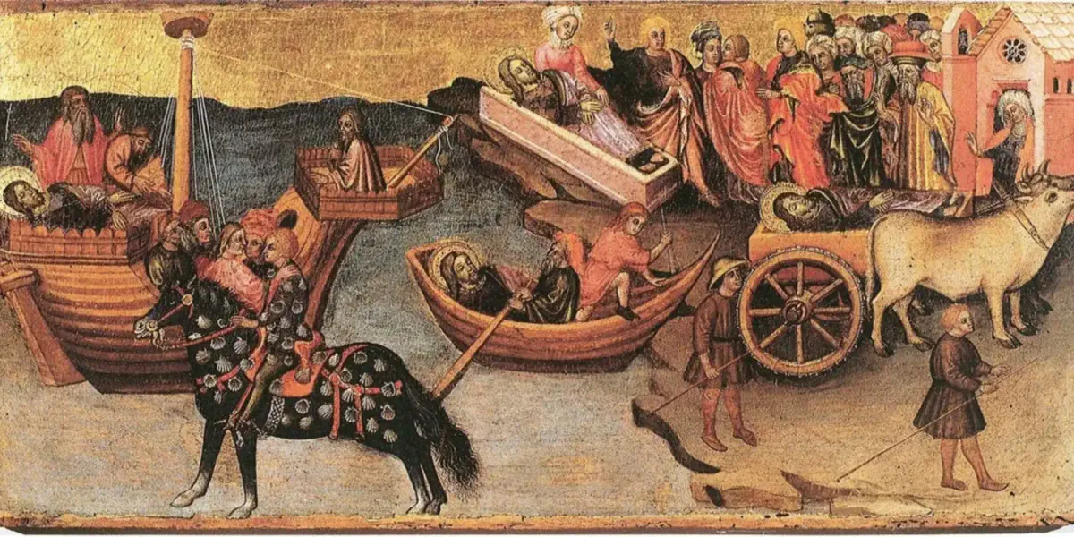 Scène de la Traslatio de l’Apôtre Jacques
