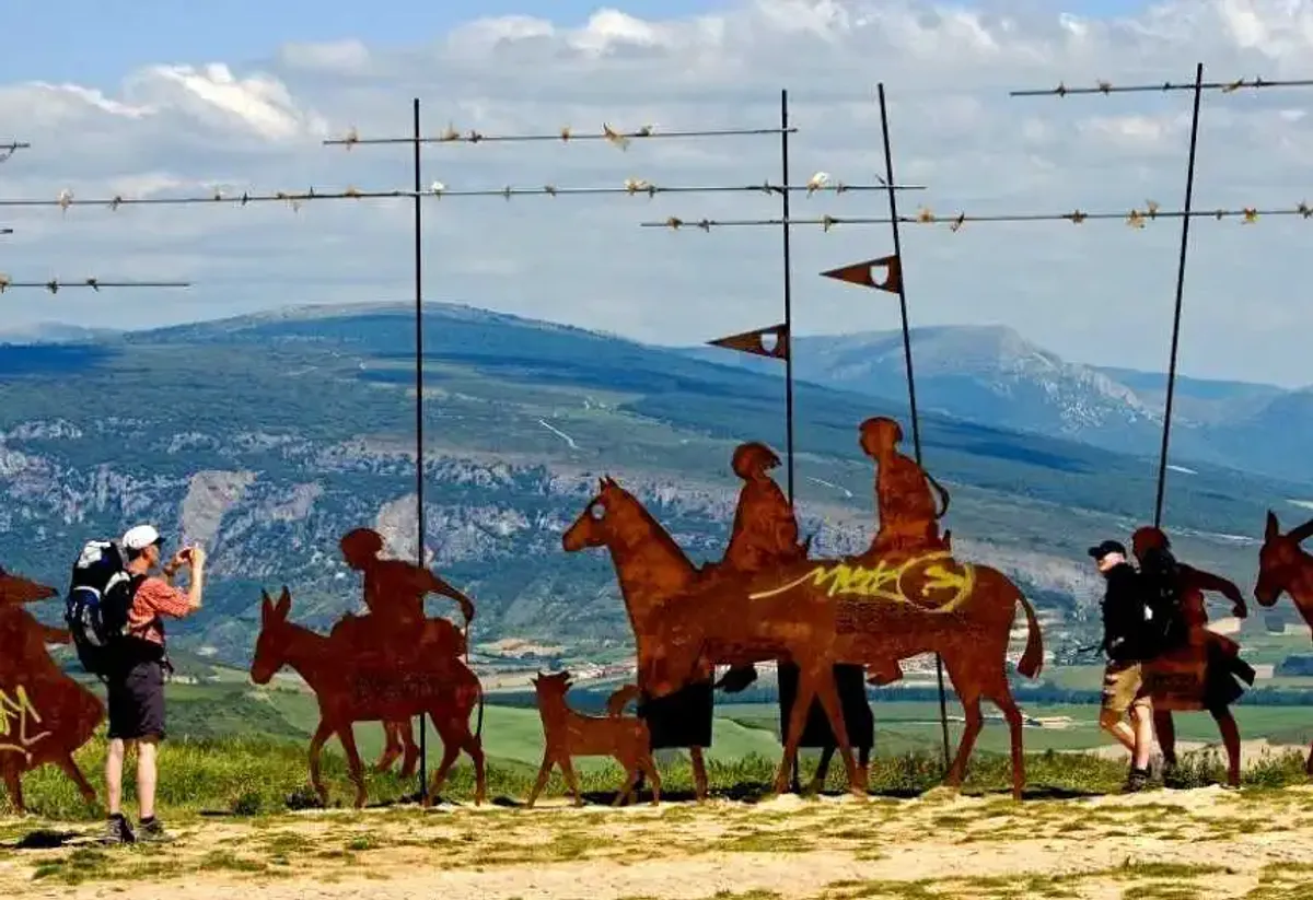 Estatuas en el Alto del Perdón