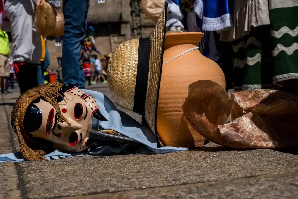Entroido-Maske in Galicien