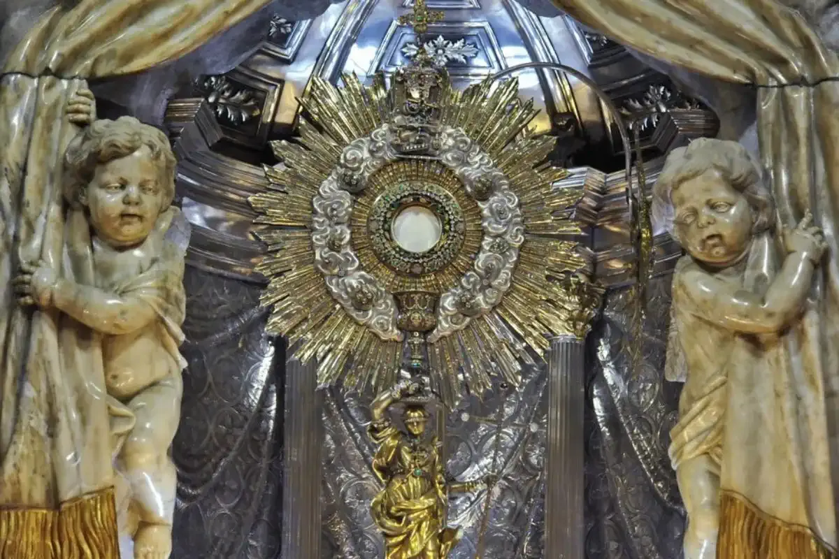 Heiliges Sakrament in der Kathedrale von Lugo