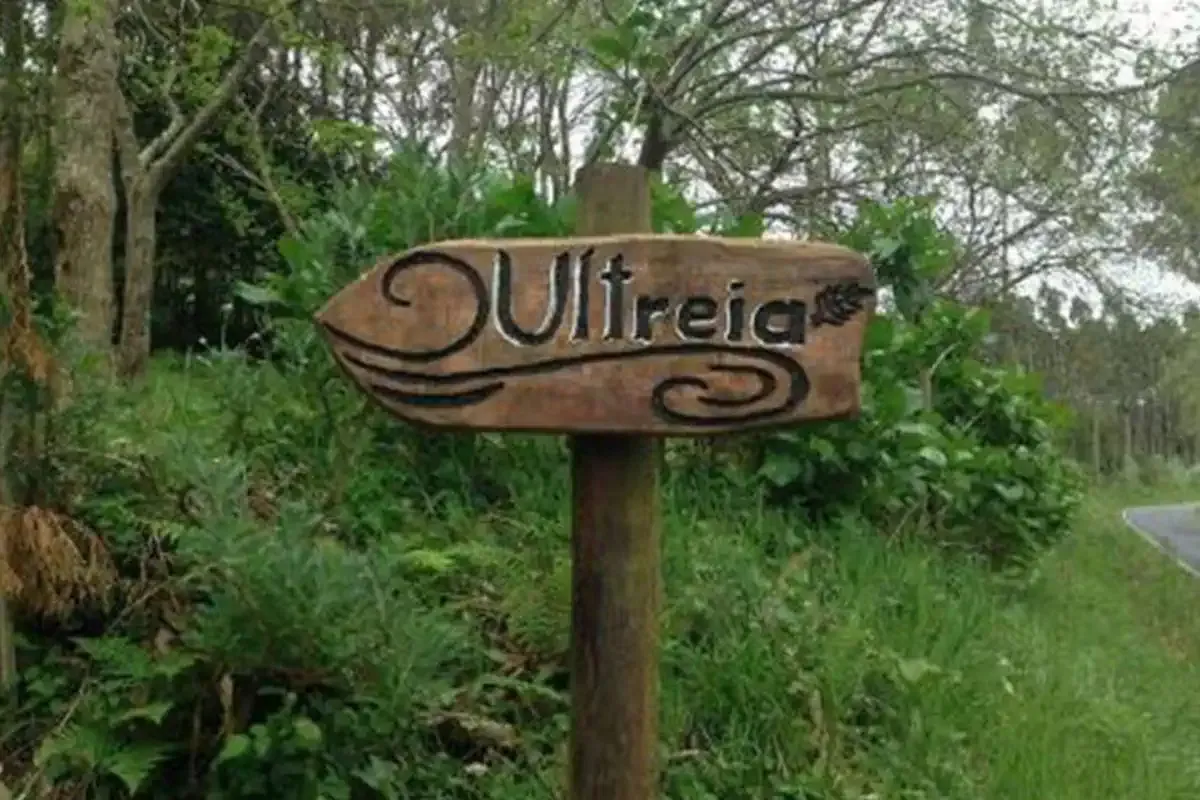 Sign with the word