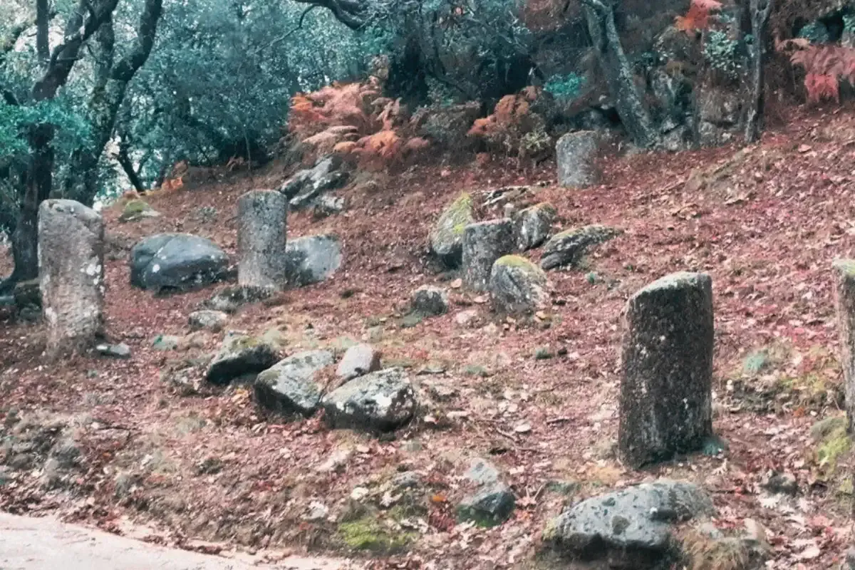 Miliarios romanos en el Camino da Geira e dos Arrieiros