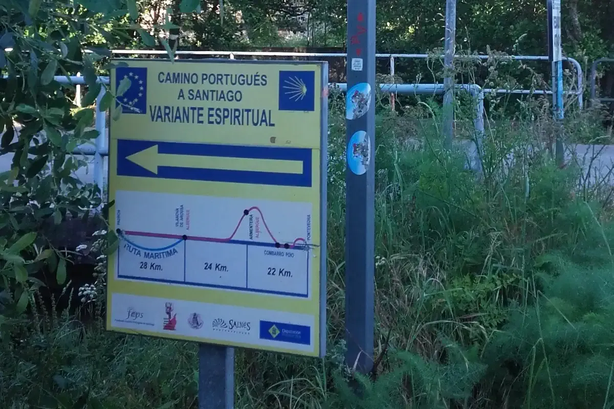 Señal de la bifurcación de la Variante Espiritual