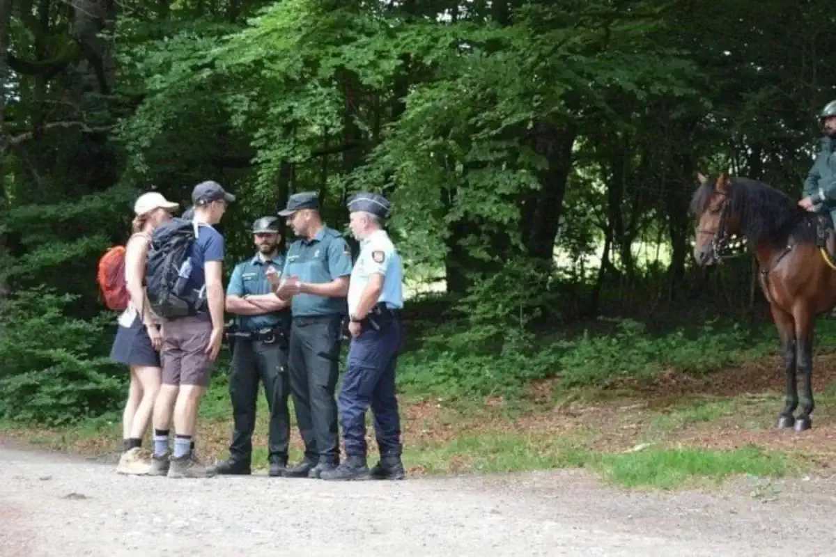 Pilgern und Guardia Civil
