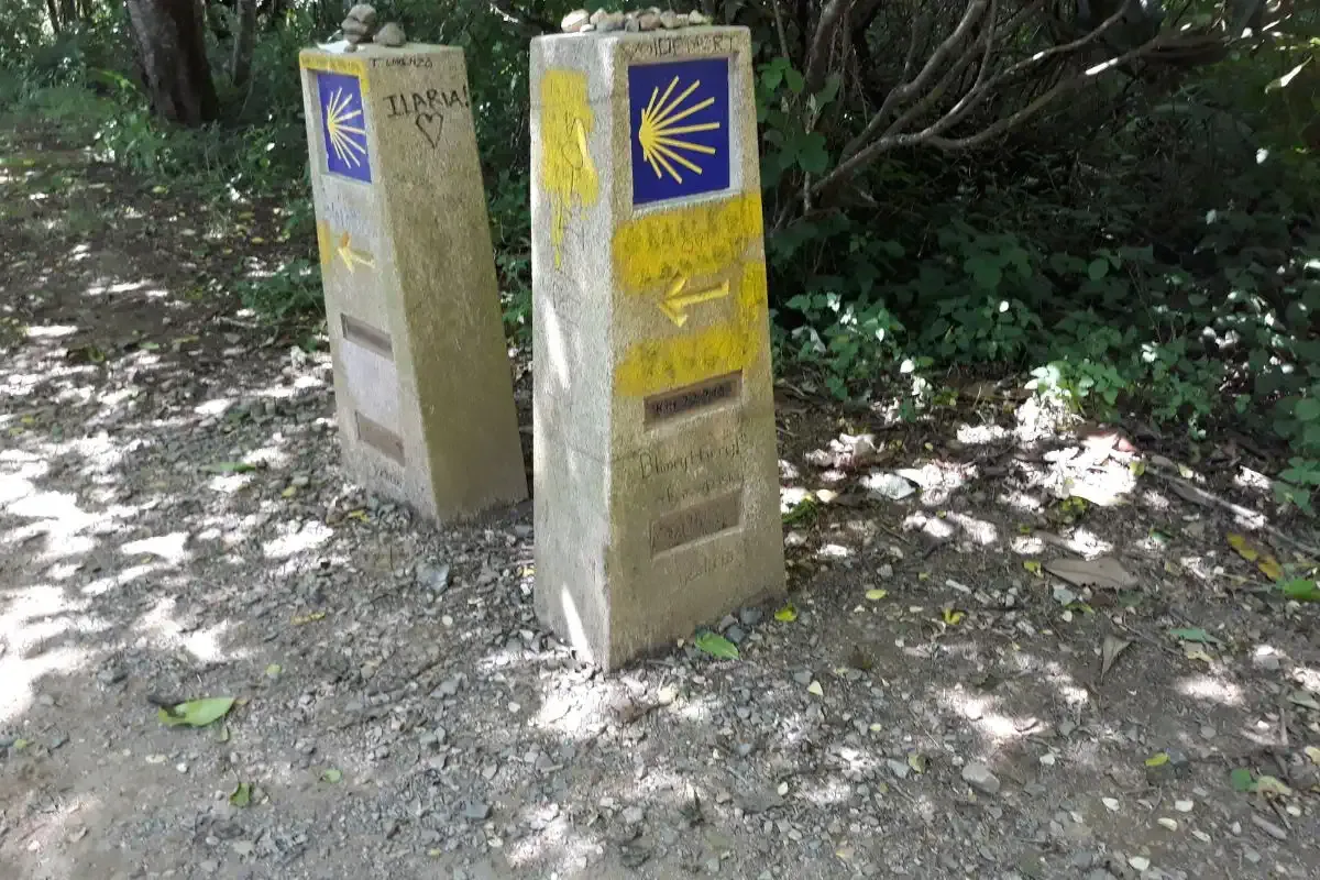 Hitos en una bifurcación