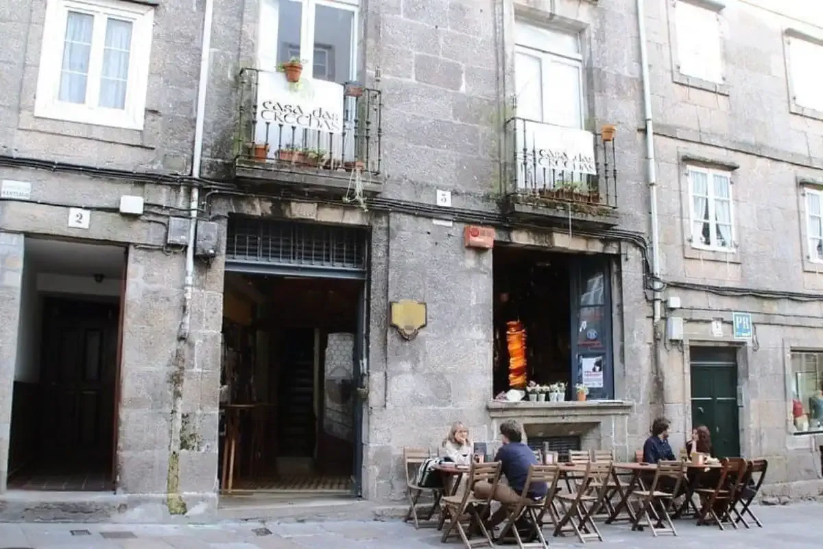 Terrasse in Santiago de Compostela