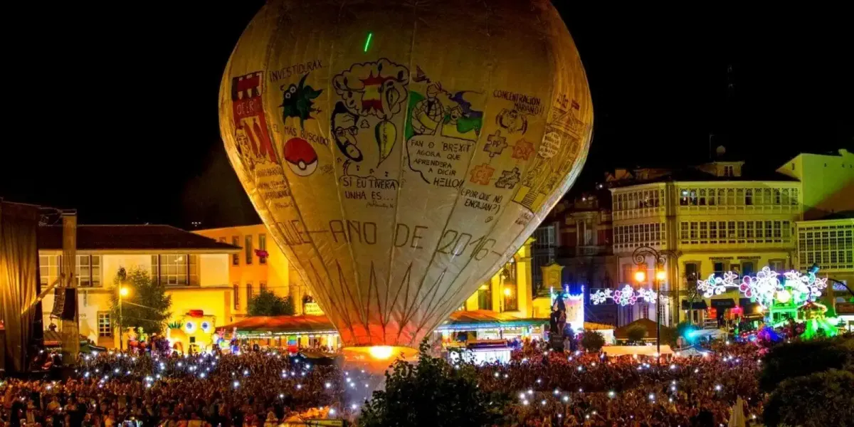 Fêtes avec le Ballon de Betanzos