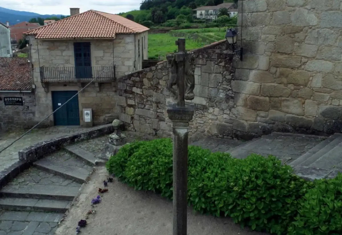 Cruceiro de l’auberge des pèlerins de Padrón