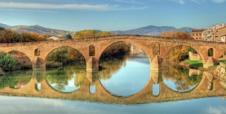 El puente romano de Puente la Reina