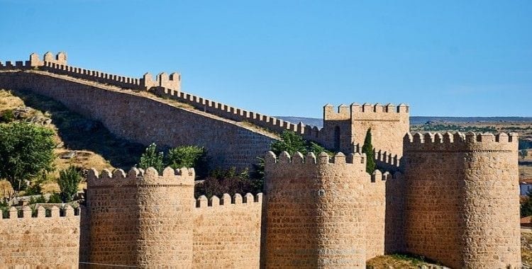 The wall of Segovia