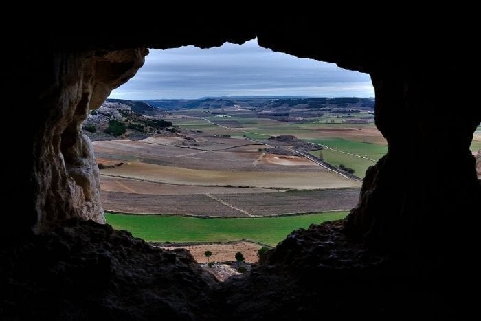 Ruta de las fuentes del Valle del Cuco en Valladolid Vistas Cueva Las Pinzas