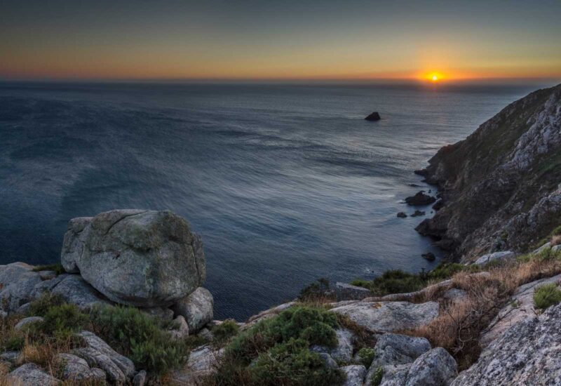 La costa del Cabo de Finisterre