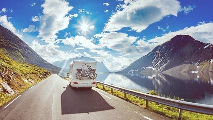 With your motorhome, you can experience unique surroundings for a few days