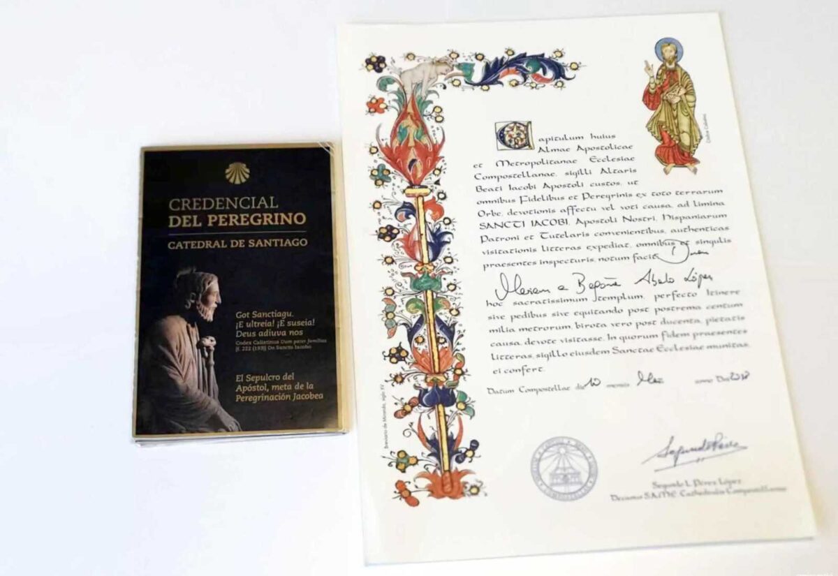 A Credential and its corresponding Compostela