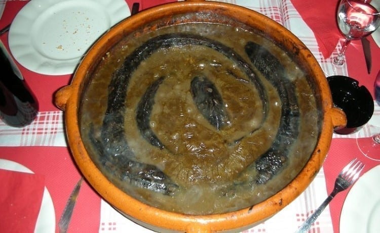 Lamprey stew