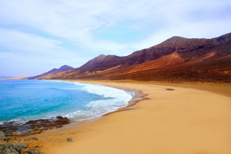Playa en Islas Canarias