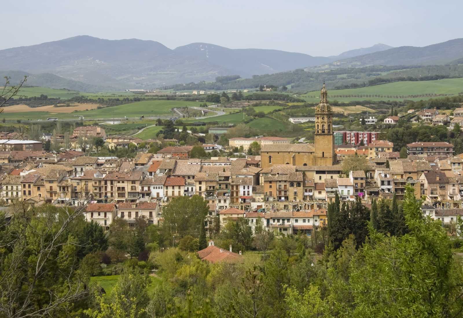 Vista de Pamplona desde lo alto