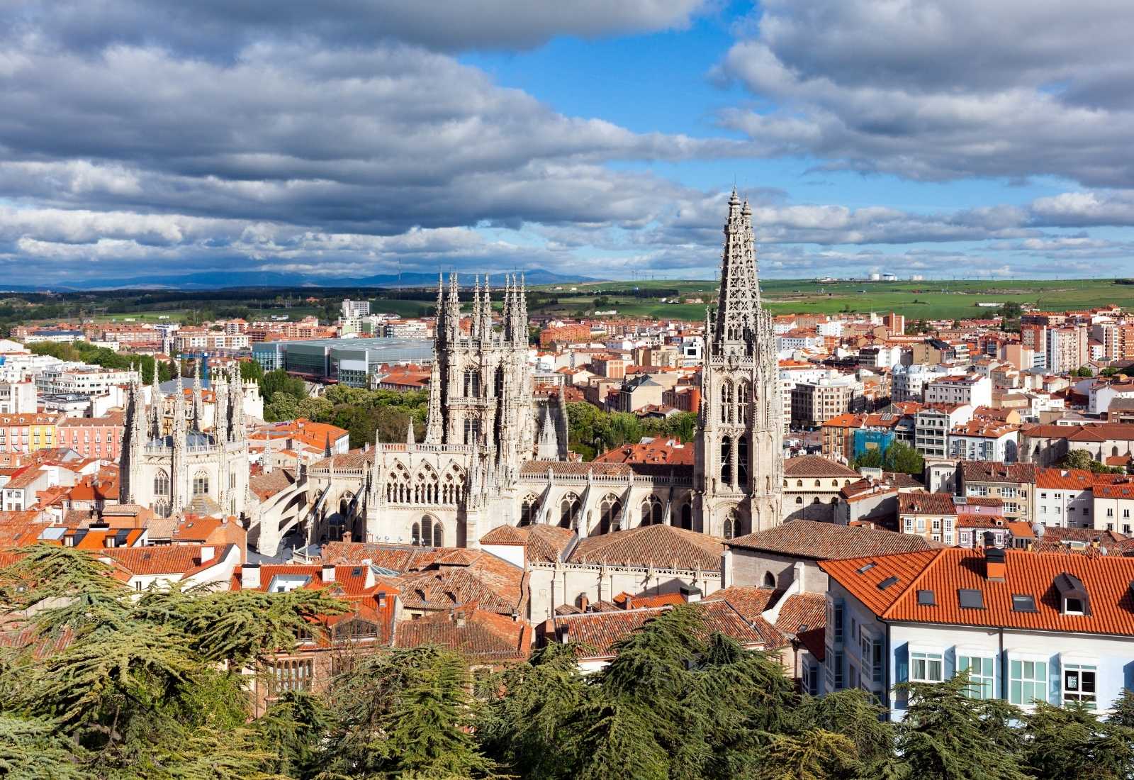 Vista aérea de la Catedral de Burgos