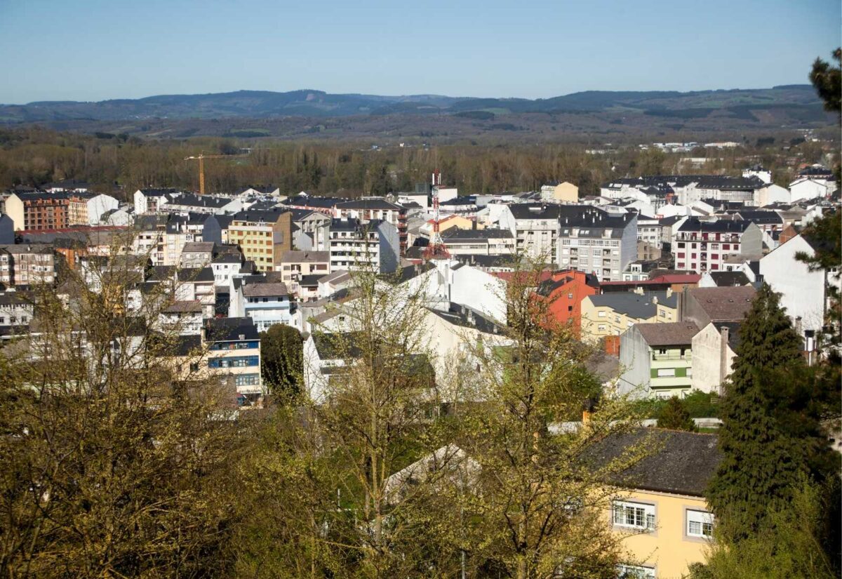 panoramic view stage triacastela sarria french way