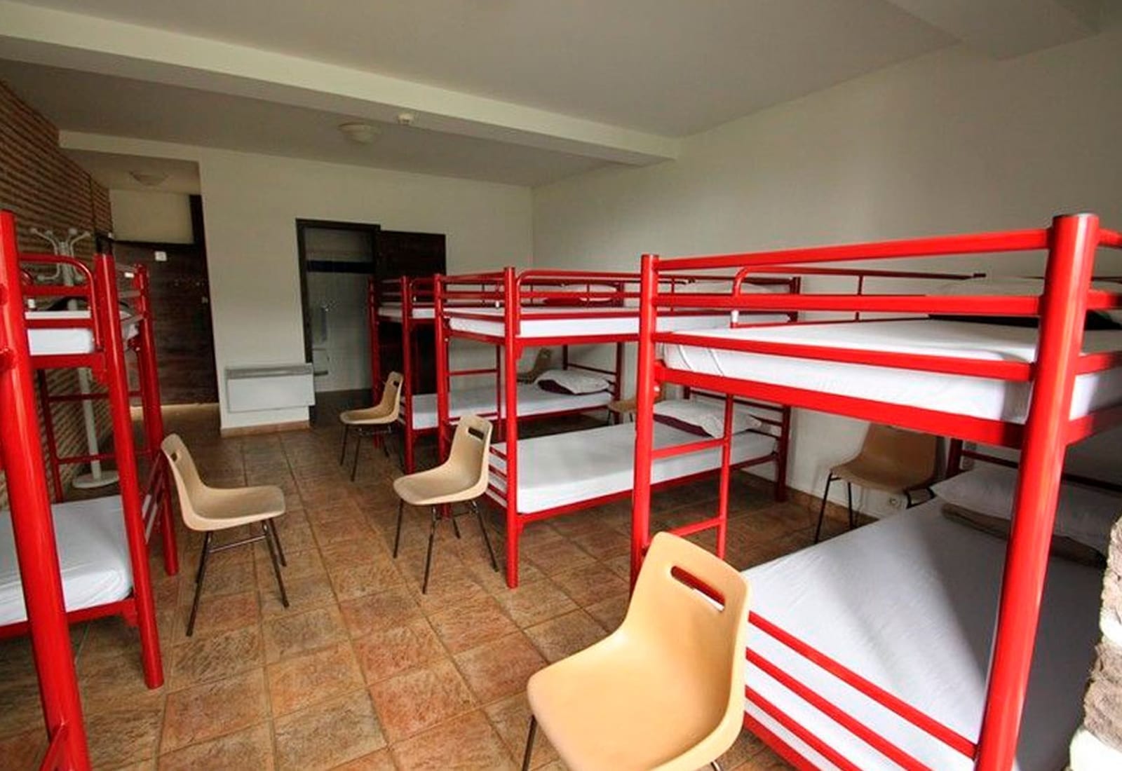 Dormitorio del Gîte communal Ospitalia