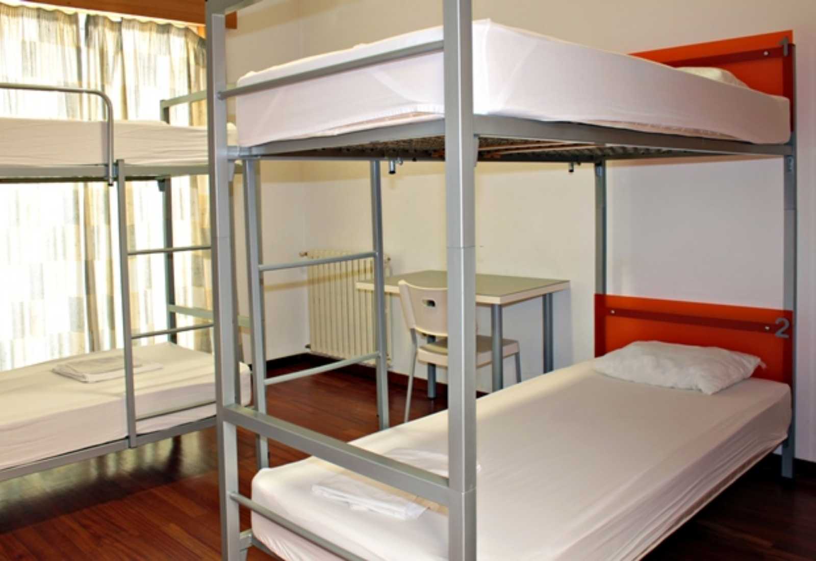 Dormitorio de la Pousada de Juventude de Porto