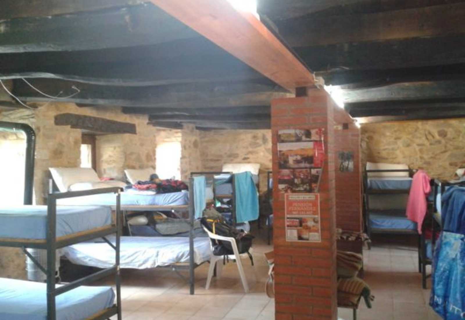 Dormitorio del Albergue Municipal de Rabanal del Camino