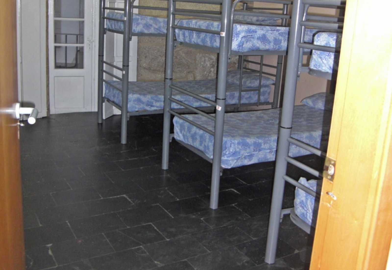 Dormitorio del Albergue Xunta de Galicia en Sarria