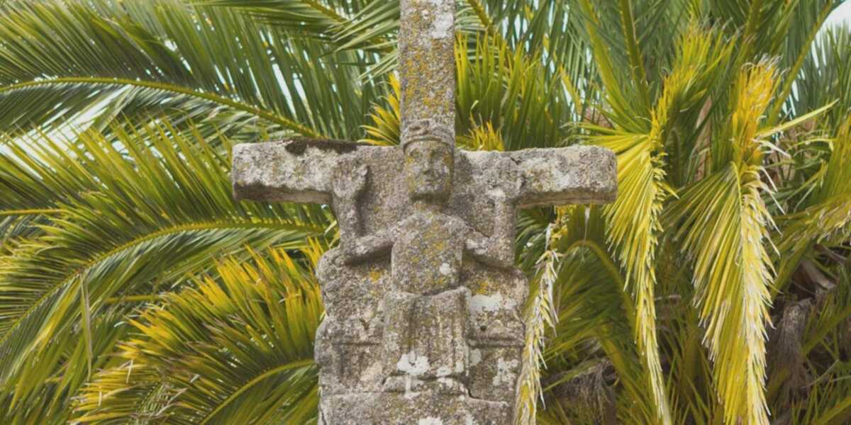 La più antica croce della Galizia Melide