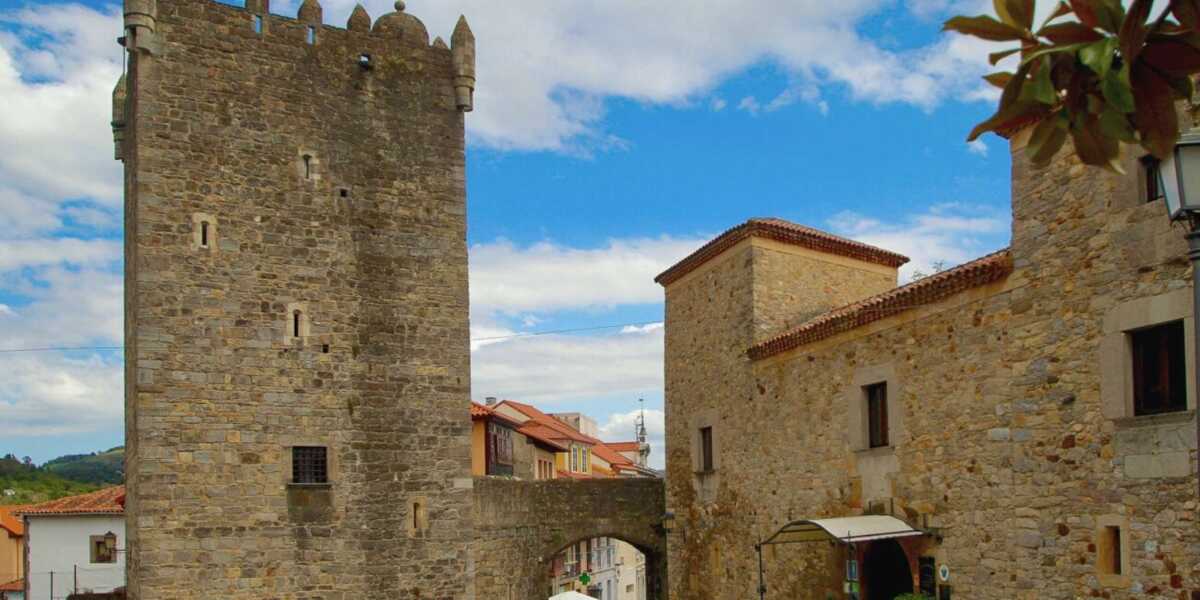 Medieval tower Salas Camino Primitivo
