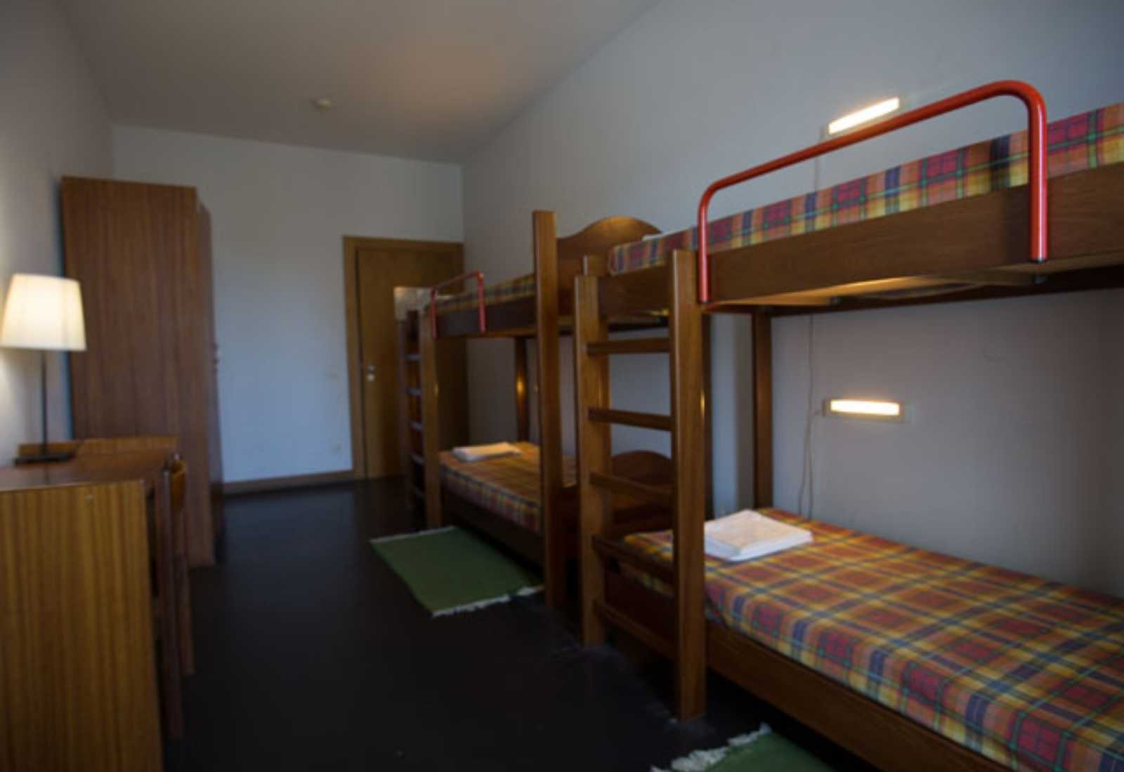 Dormitorio compartido de la Pousada da Juventude de Viana do Castelo