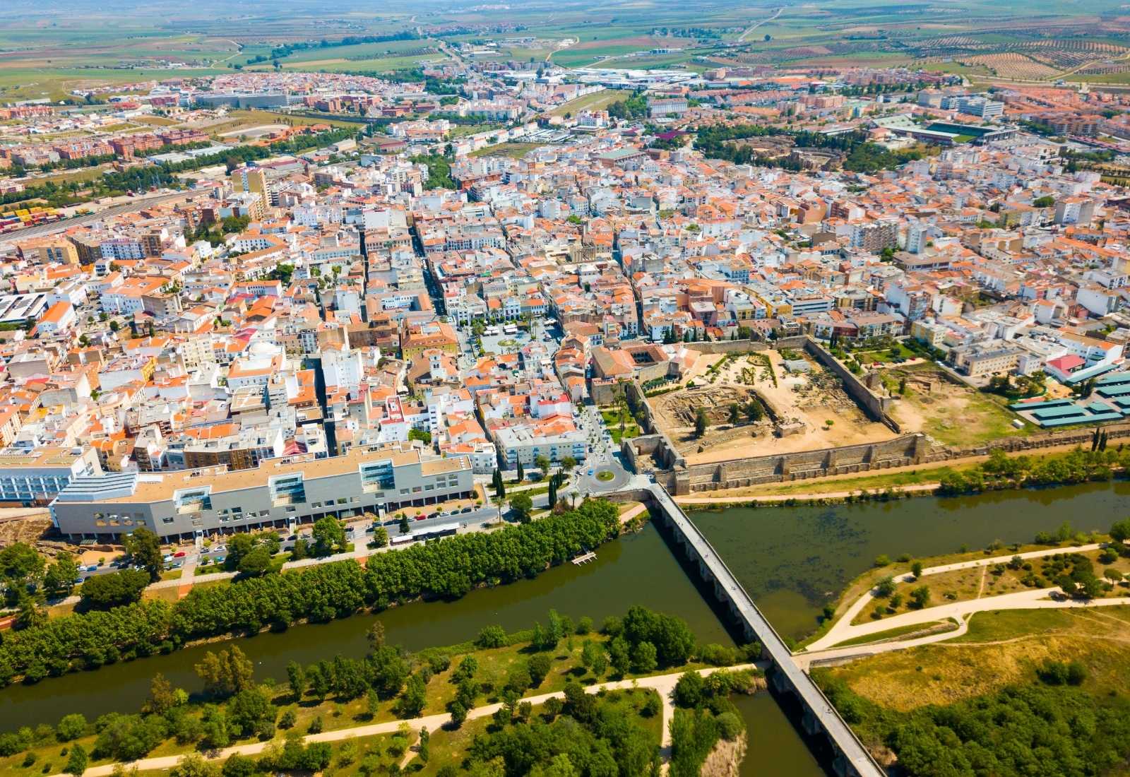 Vista aérea de Mérida