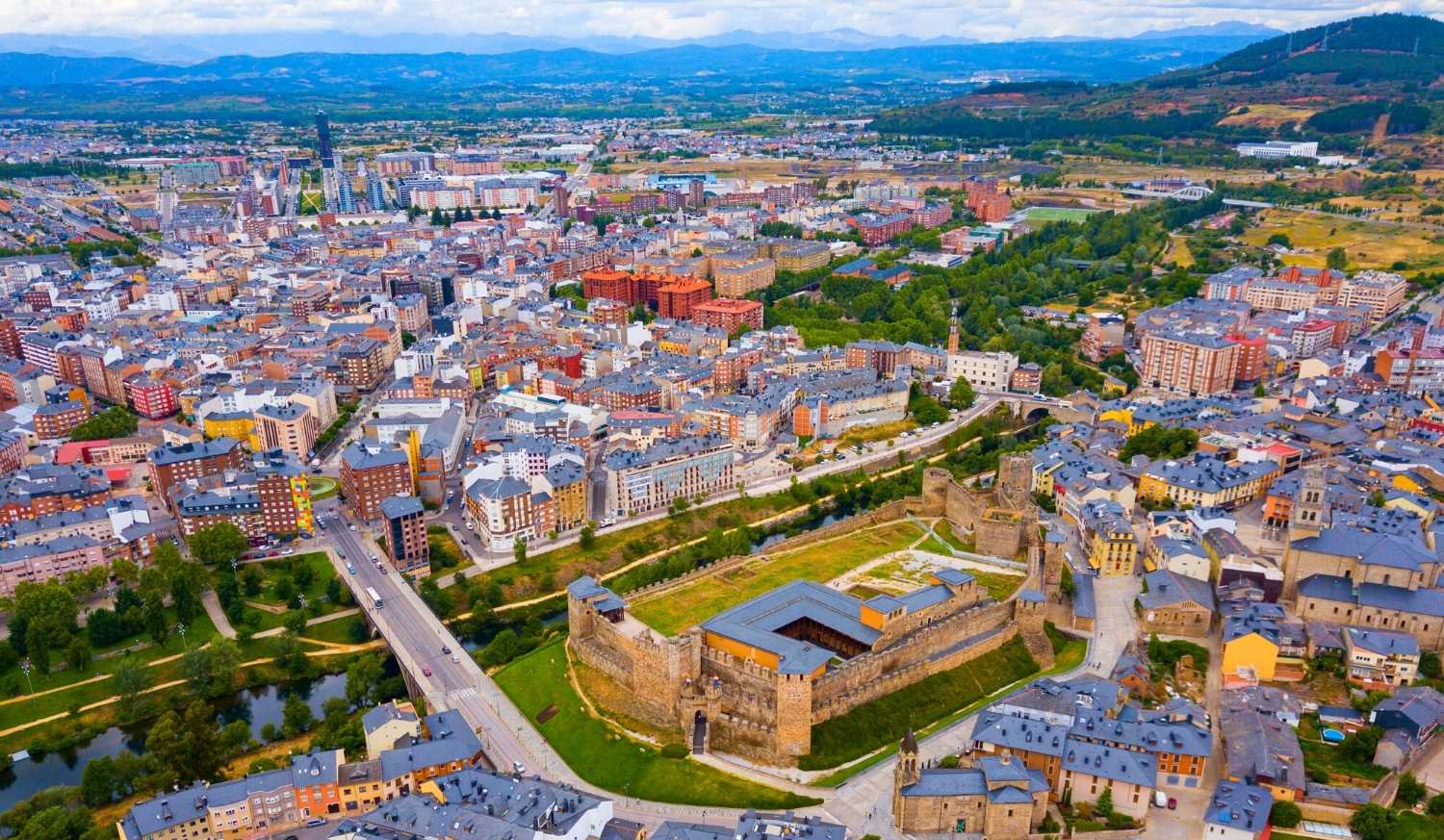 Ponferrada desde arriba