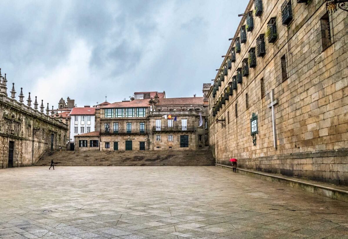 La Plaza de la Quintana en Santiago de Compostela