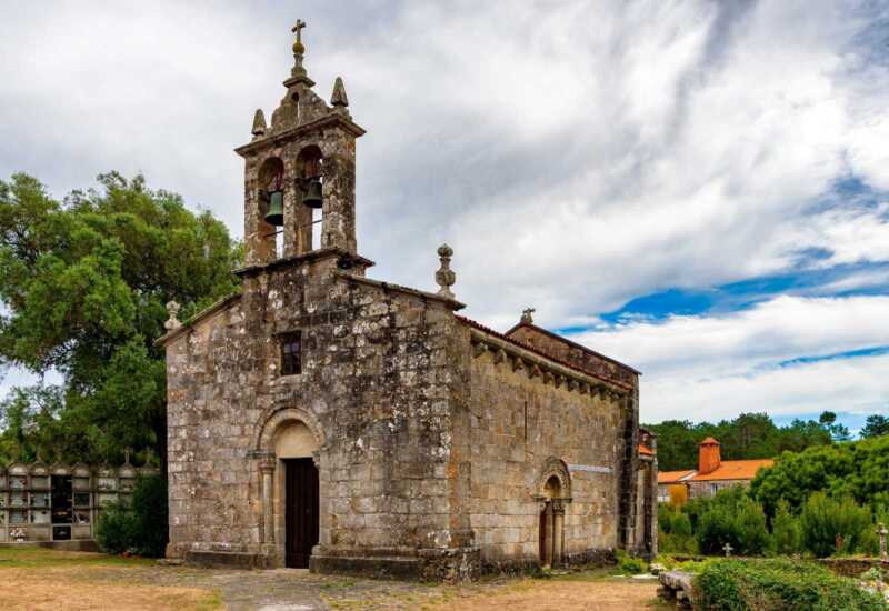 Church of santiago de Cereixo from Camariñas to Muxía