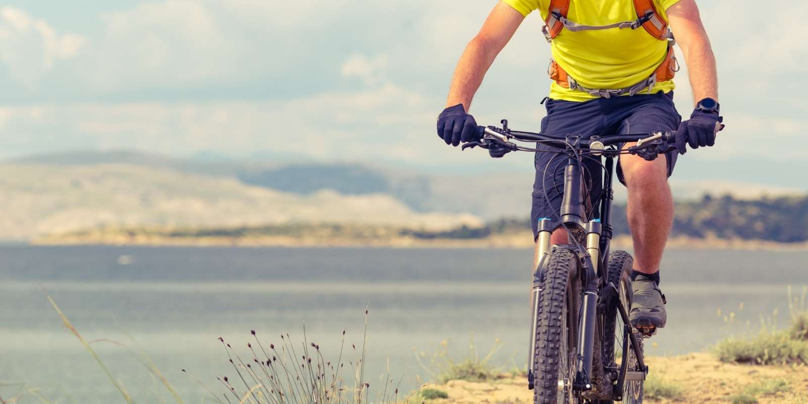 A pilgrim on bike