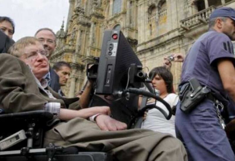 Stephen Hawking in Santiago de Compostela