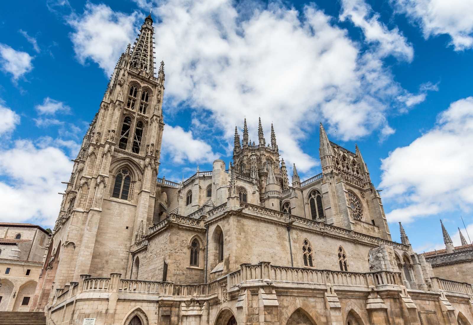 Cathedral of Burgos, one of the most important in the Camino de Santiago.