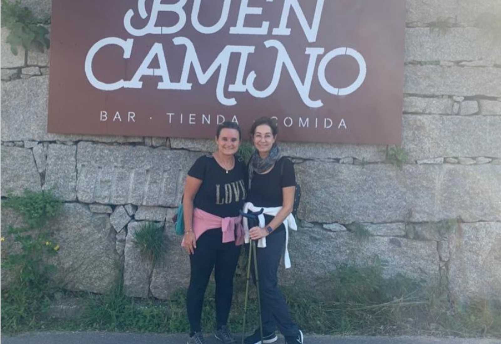 Ana Rosa Quintana en el Camino de Santiago