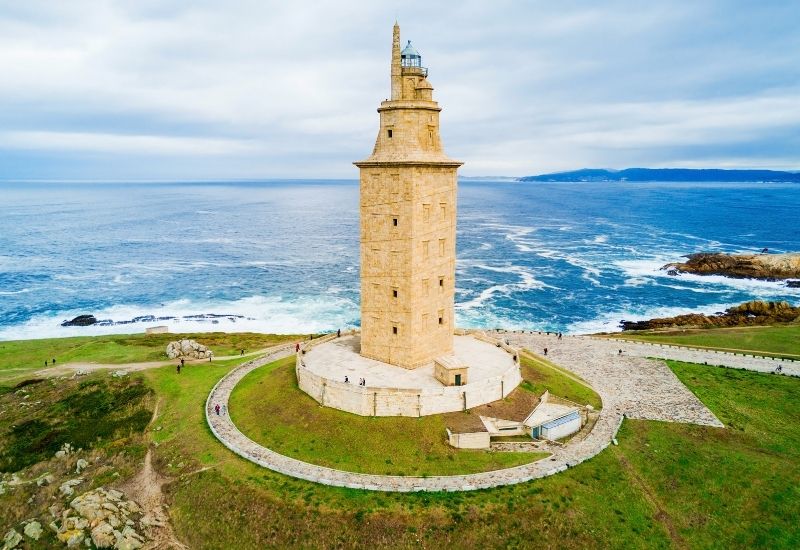 The tower of Hercules in Coruña