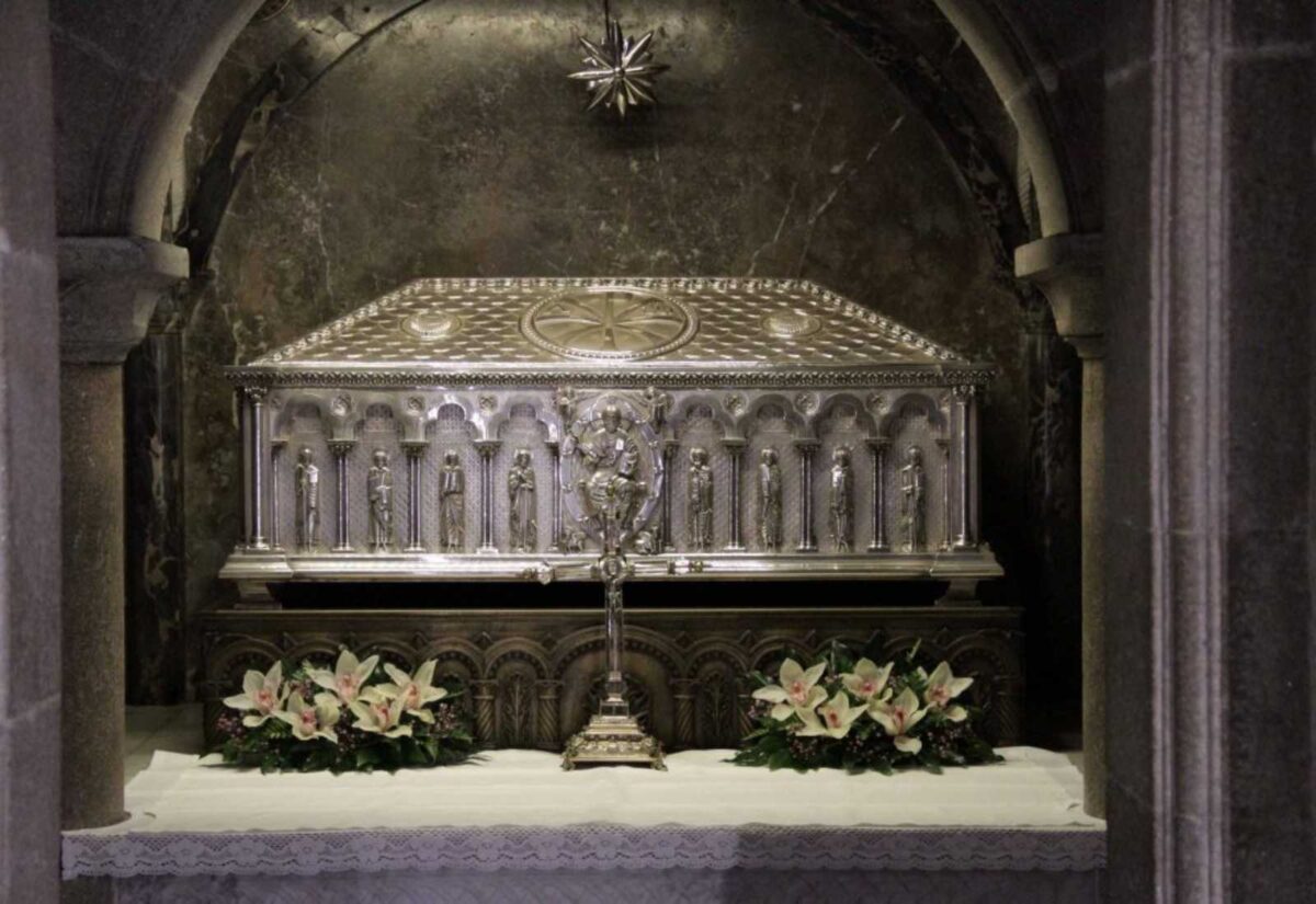 Das Grab von Santiago Zebedeo