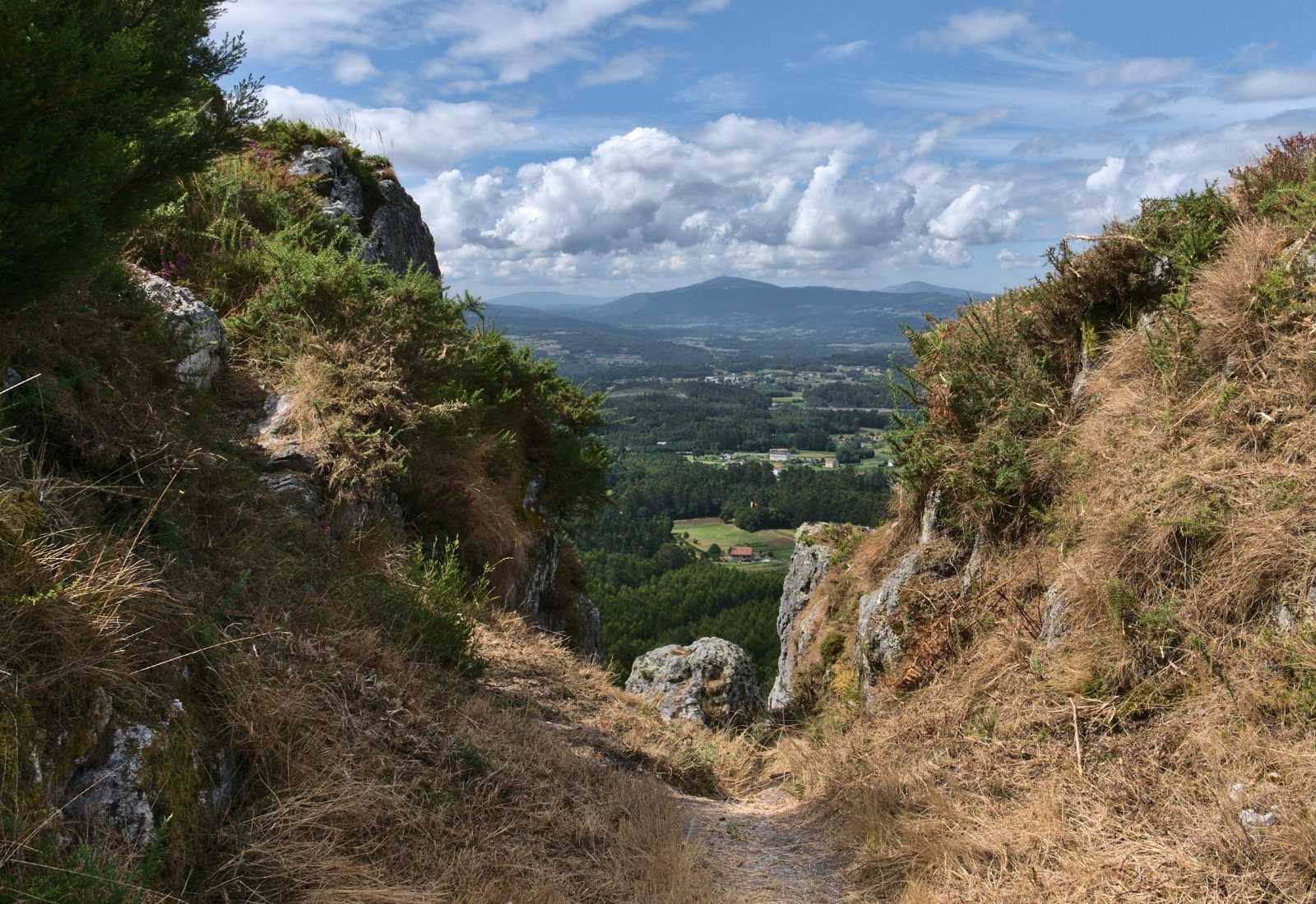 The view through the Pico Sacro