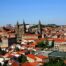 Vista aérea de Santiago de Compostela