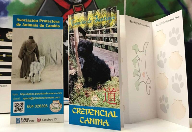 Credenciales caninas del Perregrino.